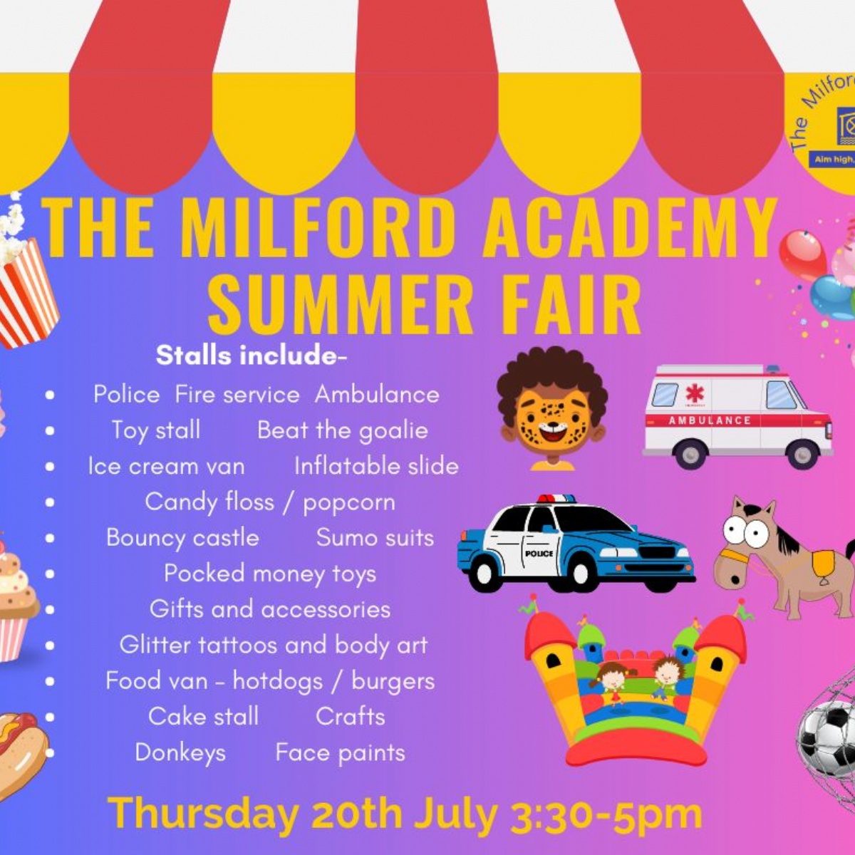 The Milford Academy Summer Fair 20th July 330500